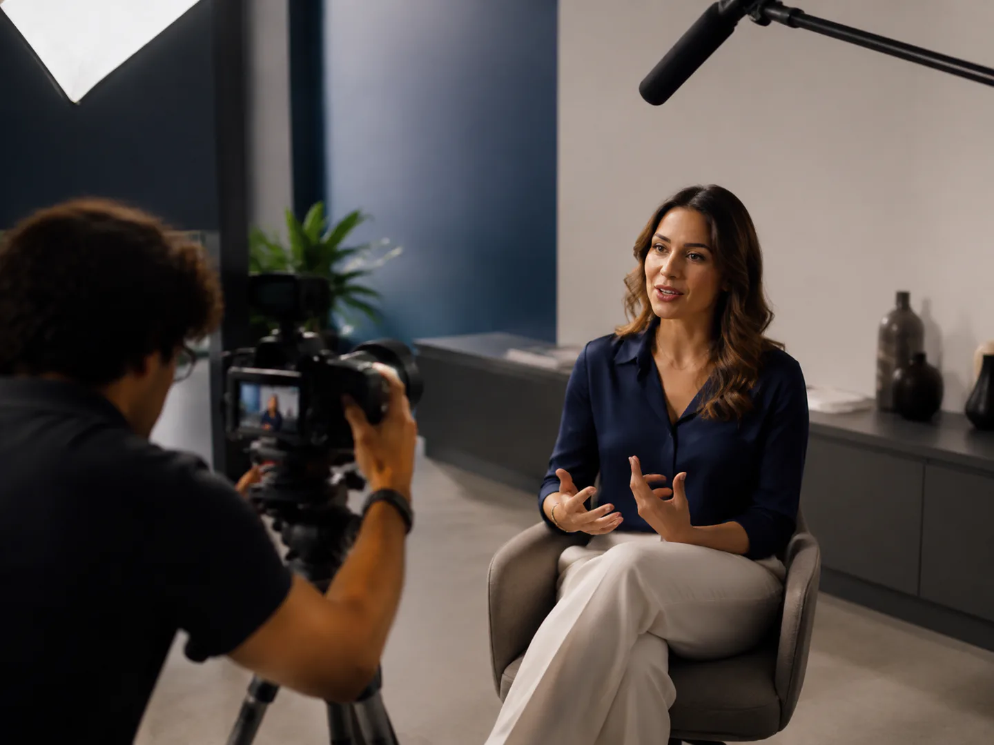 Produção de vídeo para uma especialista